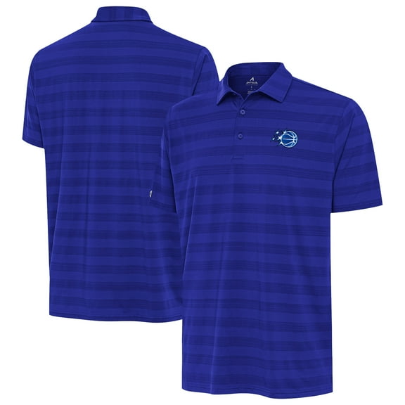 Men's Antigua Royal Orlando Magic New Logo Tunnel Polo