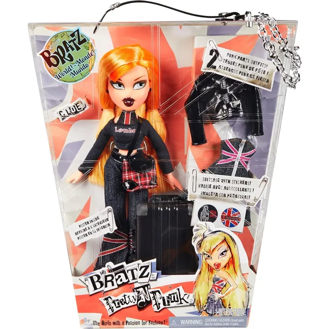 2025 Original Bratz Pretty 'N' Punk muñeca de moda Meygan Jade Sasha Yasmin CLOE 2 trajes maleta muñeca coleccionable niñas juguetes regalo
