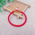 thumbnail image 3 of U8MO 10 Red String Braided Lucky Rope Cord Jude Beads Bangle Cuff Braceletes, 3 of 8