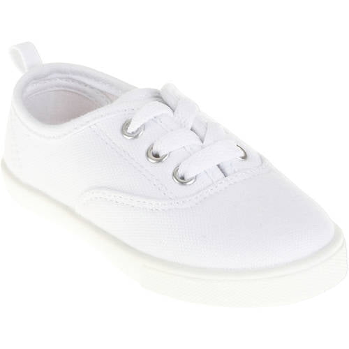 faded glory white canvas shoes