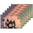 thumbnail image 5 of EREHome Heureux Halloween Set de Support de Plaque de Set de 6, Protecteur de Tapis de Table 12x18 Pouces, 5 of 5