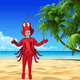 thumbnail image 2 of Disfraces de Cangrejo - Disfraz de Animales del Mar - Traje de la Primavera para Niñas y Niños - Vestuario de Cangrejos Marinos T6, 2 of 6