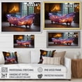 thumbnail image 4 of Designart "Tub Glowing With Purple, Teal, And Pink Crystals" Bathroom Wall Art Prints, 4 of 7