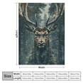 thumbnail image 4 of Orinice Deer Blanket - Soft &amp; Cozy Lightweight Deer Throw Blanket for Couch, Bedding, Travel - Fuzzy Deer Decor Deer Gifts for Outdoor and Indoor   40x50in, 4 of 6