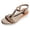 White, variant on Rokment Womens Ethnic Boho Platform Dress Sandals 2026 Summer Beach Vacation Braided Memory Foam Wedge High Heels Gladiaator Slingback Sandals Beige Size 6.5