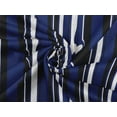 thumbnail image 6 of oneOone Rayon Royal Blue Fabric Stripes Dress Material Fabric Print Fabric By The Yard 56 Inch Wide, 6 of 6