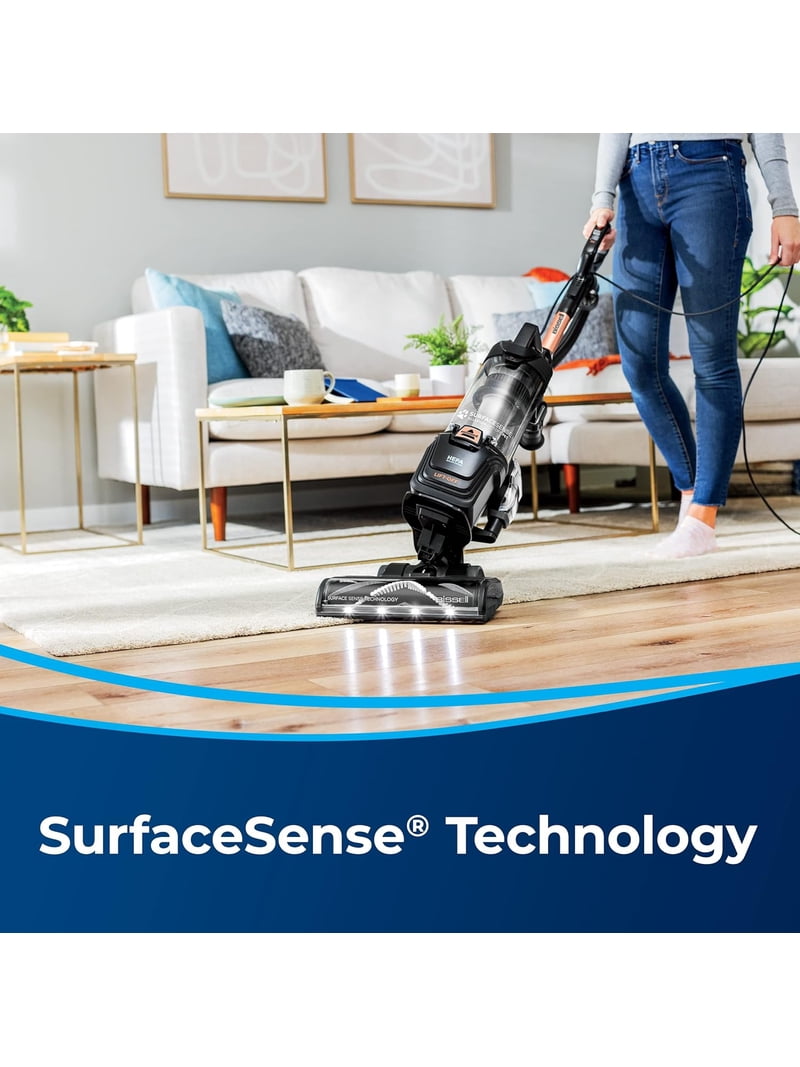 BISSELL, SurfaceSense Allergen Lift-Off Pet Vacuum, 3415, Black