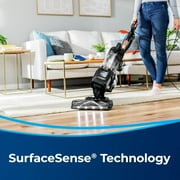 BISSELL SurfaceSense Allergen Lift-Off Pet, Bagless, Upright Vacuum, Pet Friendly, Surface Detect Technology, LED Headlights, Tangle-Free Brush Roll, 3415, Black & Copper