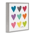 thumbnail image 5 of Stupell Industries Watercolor Cute Hearts Love, 24 x 24,Design by Alli Rogosich, 5 of 5