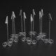 thumbnail image 2 of 10 Pcs Table Number Base Metal Stand Metal Picture Holder Photo Holder Rustic Memo Holder, 2 of 2