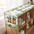thumbnail image 6 of Table Runners 70 Inches Long Dress Scarves, St. Patrick's Day Farmhouse Coffee/Dining/Kitchen Table Decor, Holiday Table Runner, Green Gnomes Lucky Shamrocks Flags 13x70 Inch, 6 of 9
