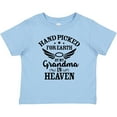 thumbnail image 3 of Inktastic Handpicked for Earth by My Grandma in Heaven Angel Wings Boys or Girls Baby T-Shirt, 3 of 5