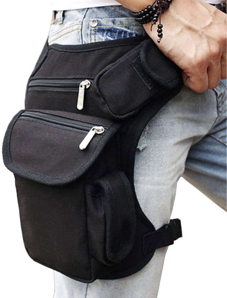 Motorcycle Scooter Riding Cycling Racing Carring Leg Waist Bag Pouch Pack