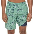 thumbnail image 2 of Kirkland Signature Men's Swim Shorts (Green, Medium), 2 of 2