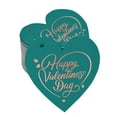 thumbnail image 1 of Inkdotpot Rose Gold Foil Paper Hang Tags Happy Valentine's Day Valentine Favor Tags 50 Pieces, 1 of 6
