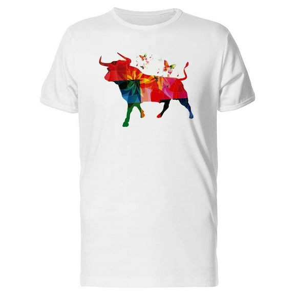 Colorful Bull Tee Men's -Image by Shutterstock