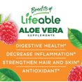 thumbnail image 5 of Lifeable Aloe Vera -  Supplement Gummies for Adults 10,000 mg - 60 Gummies, 5 of 7