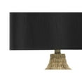 thumbnail image 7 of Lighting, 25"H, Table Lamp, Black Shade, Brown Resin, Contemporary, 7 of 7