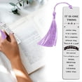 thumbnail image 2 of Personalized Funny Bookmark for Women & Men, Book Lovers Gift for Coworker, Sister, Friend | Valentine's Day, Christmas & Birthday Gift for Adult, Teen Readers | Book Marker with Quote, 2 of 9