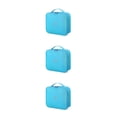 thumbnail image 1 of maskred Kit Fabrics Household First Aid Box Capacity Storage Bag Home Children Pouch Accessory Car Camping Blue Large Size 3Set, 1 of 6