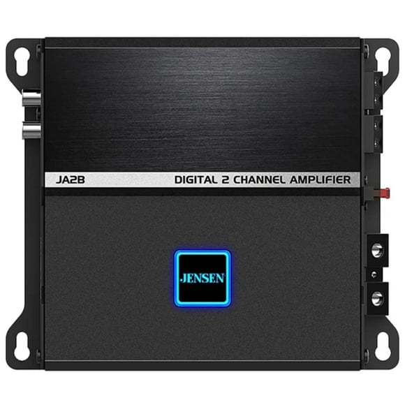 Amplificador de Audio Clase D Jensen JA2B 225W RMS 2 canales compacto con DSP para coche