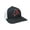 Black Heather With White Mesh, variant on Maine Lobster State Pride Trucker Mesh Hat- Black Heather, Black Mesh