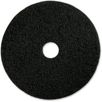 Genuine Joe Black Floor Stripping Pad, 17" Diameter, 5 pack, GJO90217