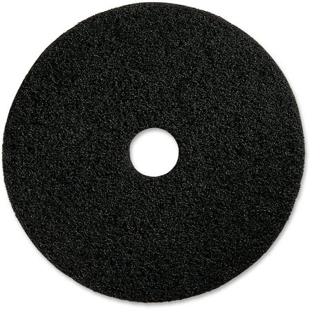 Genuine Joe Black Floor Stripping Pad, 17" Diameter, 5 pack, GJO90217