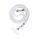 thumbnail image 4 of Cordón para teléfono, correa para teléfono, antipérdida, bandolera, sistema universal de sujeción para teléfono Blanco, 4 of 9