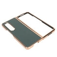 thumbnail image 3 of Phone Case, Full Protection Real Leather No Fade Phone Protective Cover  For Z Fold 4 Black,Green,Blue,Pink, 3 of 8