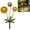 Yellow, variant on Metal Sunflower Garden Stake, Weatherproof, 12 in/30cm, Outdoor Yard Decor