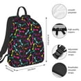 thumbnail image 2 of Yiaed Colorful Dragonflies Print Lightweight Backpack Travel Backpacks Hiking Daypack for Women Men, 2 of 5