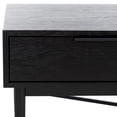 thumbnail image 4 of SAFAVIEH Pierre Contemporary 2 Drawer Coffee Table, Black (42 in. W x 22 in. D x 18 in. H), 4 of 14