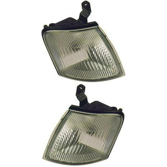 For 1995-1997 Toyota Avalon Pair Driver and Passenger Side Parking Light With Bulbs Included TO2520145 TO2521145 - Replaces 81620-07010 81610-07010 ;