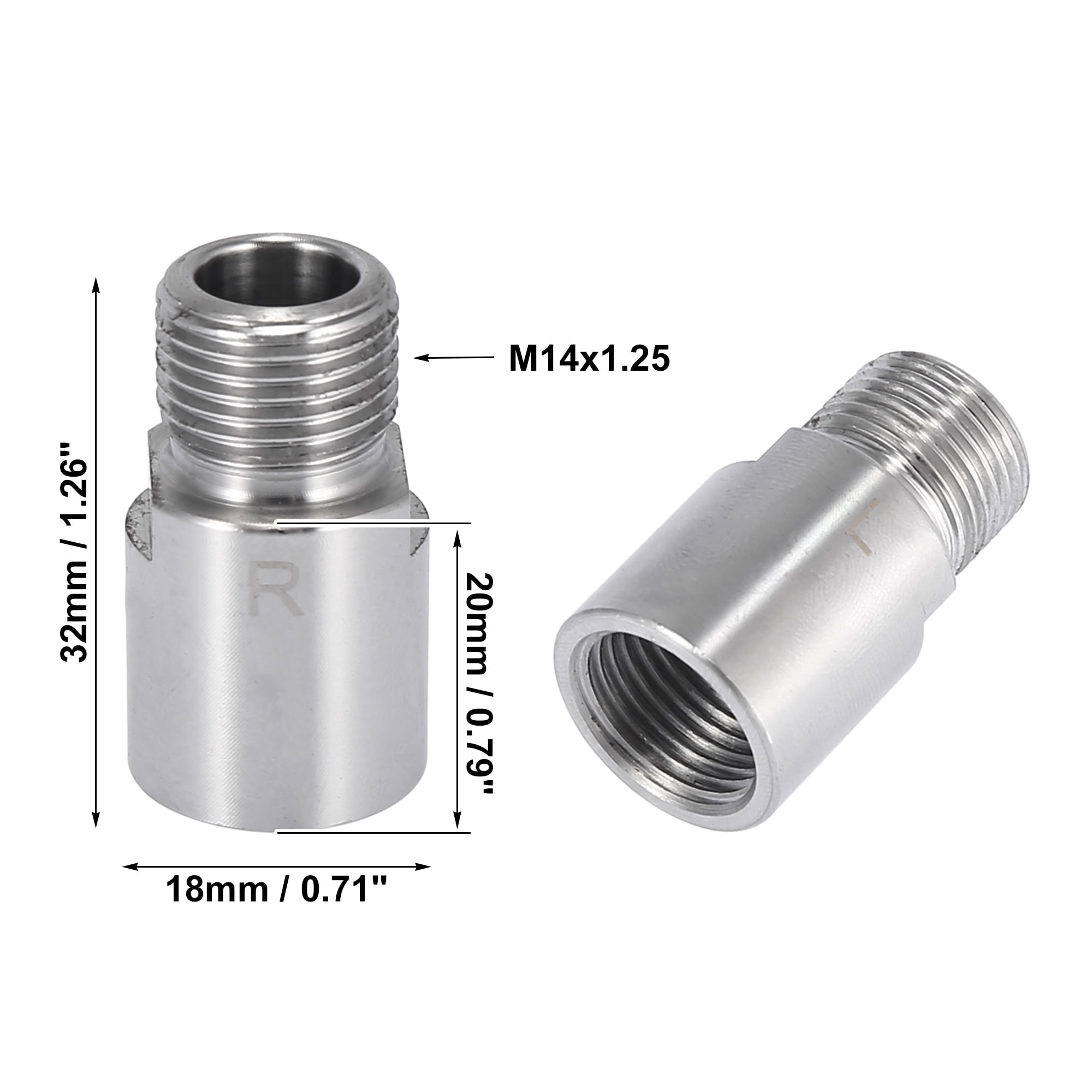 Unique Bargains Left Right Bicycle Pedal for 9/16 Inch Threaded Pedals Silver Tone
