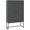 Anthracite, variant on Steel Highboard with 2 Doors and Shelves, Anthracite Storage Cabinet 31.5x13.8x53.1 Inches, Sturdy Side Cabinet for Living Room, Display Top for Decor