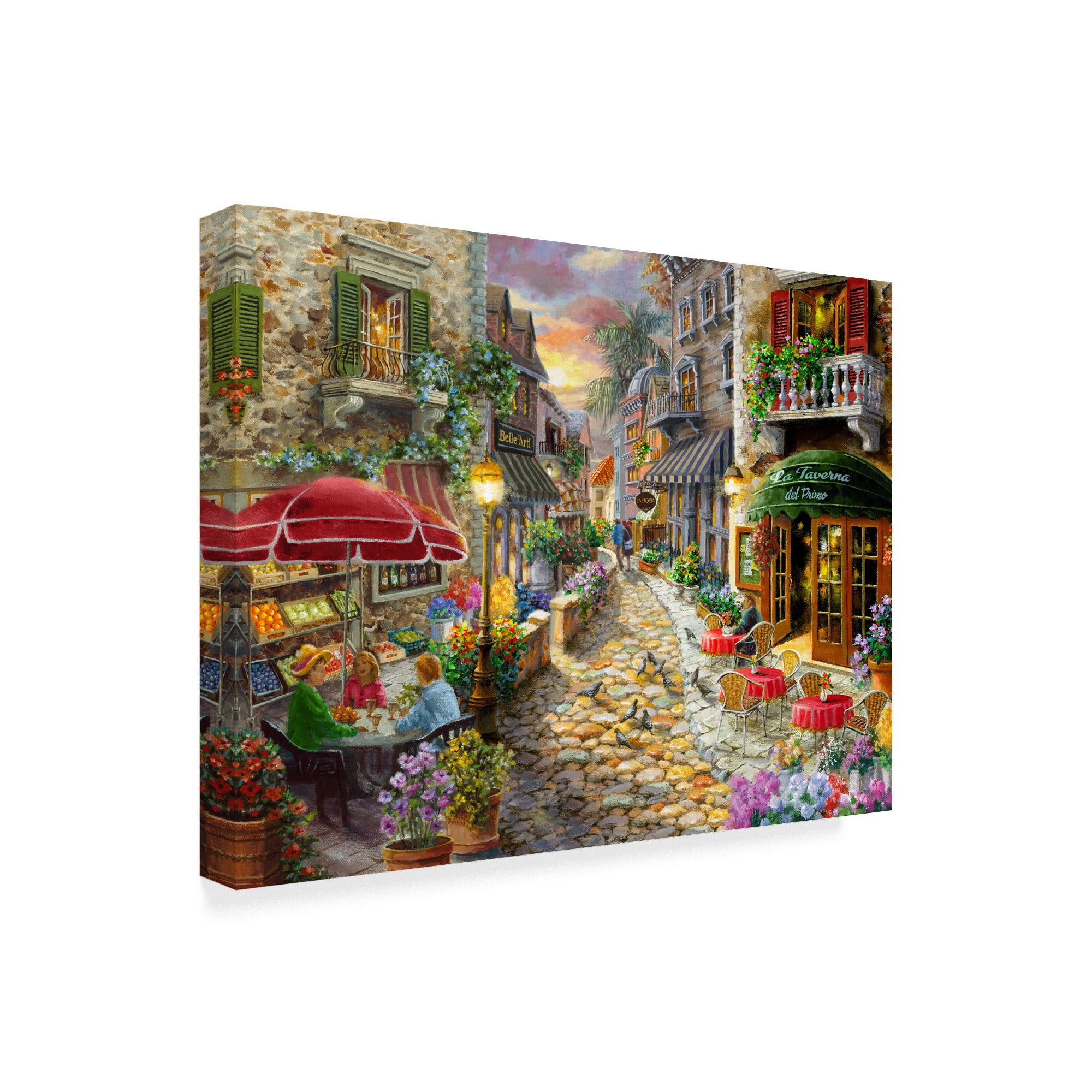 Trademark Fine Art 'Early Evening in Avola' Canvas Art by Nicky Boehme