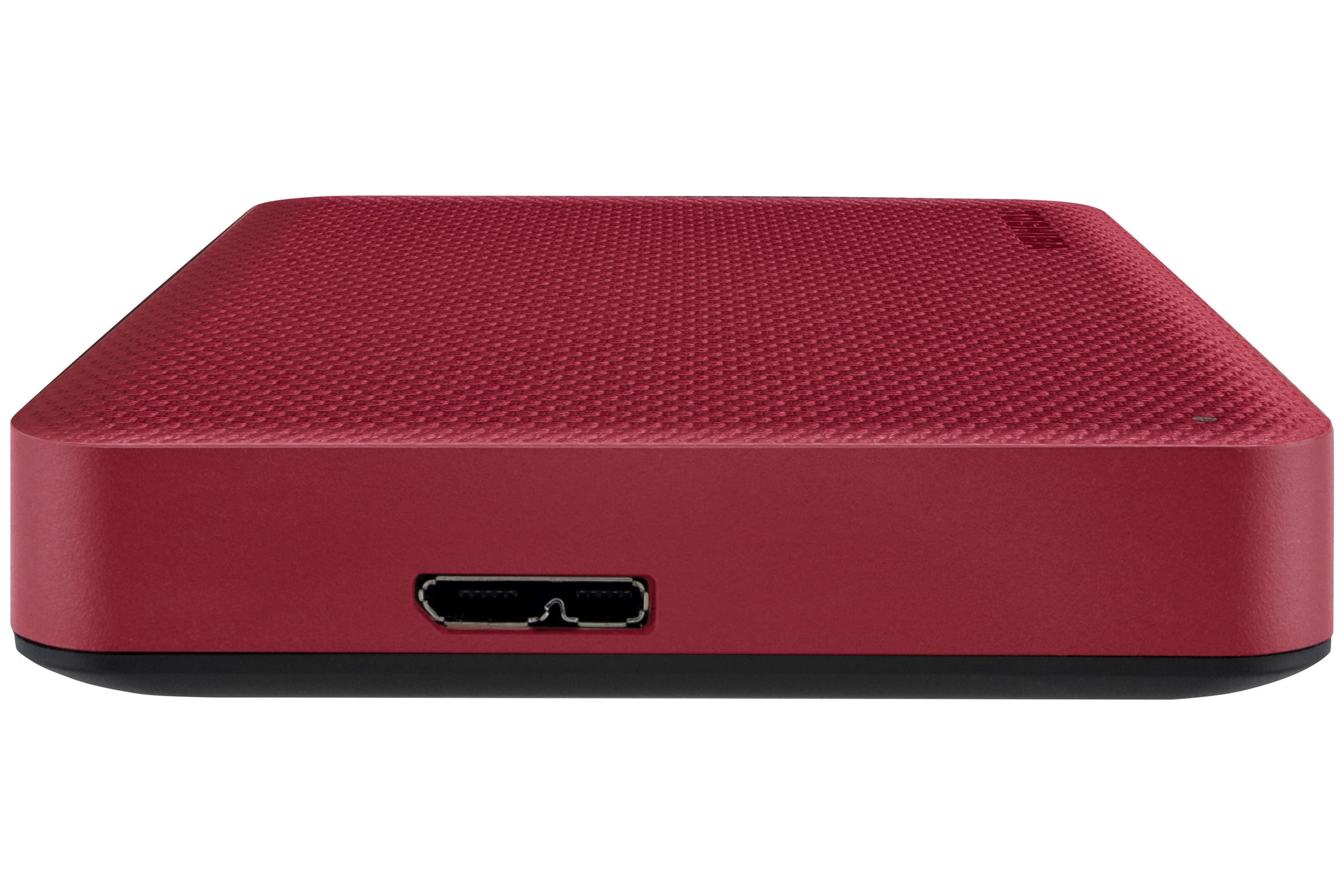 Advance RED - Portable Toshiba Hard Canvio Drive 2TB