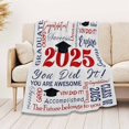 thumbnail image 4 of Graduation Soft Throw Blanket 2025, Birthday High School College Graduation Gifts for Daughter Son from Mom Dad, Class of 2025 Graduation Blanket Gifts for Him Her, 4 of 5
