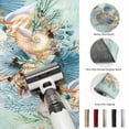 thumbnail image 5 of Large Area Rugs 5'x8', Beach Coastal Teal Carpet Runner Indoor Outdoor Rugs Home Decor Aesthetic, Nautical Shell Starfish Coral Summer Non Slip Mats Washable Accent Rug for Living Room Bedroom, 5 of 8