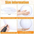 Inflatable Beach Ball 12 Inch White Bulk Pool Party Summer Craft Supply ...