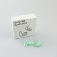 thumbnail image 3 of Bouchon d'Oreille en Silicone Réutilisable, Performance Anti-Bruit, Écouteurs Antibruit pour Dormir, Design Confortable, Réduction de Bruit Silencieuse à 100 %, Léger et Portable, Sûr pour, 3 of 5