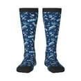 thumbnail image 1 of Balery Blue Bus Calcetines novedosos Calcetines deportivos Calcetines hasta la rodilla Calcetines de algodón Calcetines originales y geniales, 1 of 6