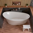 thumbnail image 5 of EAGO AM1800  6 ft White Free Standing Air Bubble Bathtub, 5 of 8