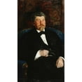 thumbnail image 2 of Leon Wyczółkowski 10x14 Black Ornate Wood Framed Double Matted Museum Art Print Titled: Portrait of a Man (1880), 2 of 5