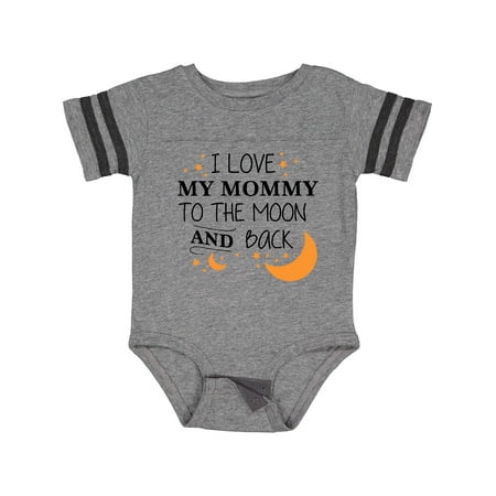 

Inktastic I Love My Mommy to the Moon and Back Gift Baby Boy or Baby Girl Bodysuit