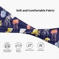 thumbnail image 5 of Vsdgher Tulips Flowers Print Men's Short Sleeve Stretch Polo Shirt, Moisture-Wicking Performance Polo Shirt, 5 of 7