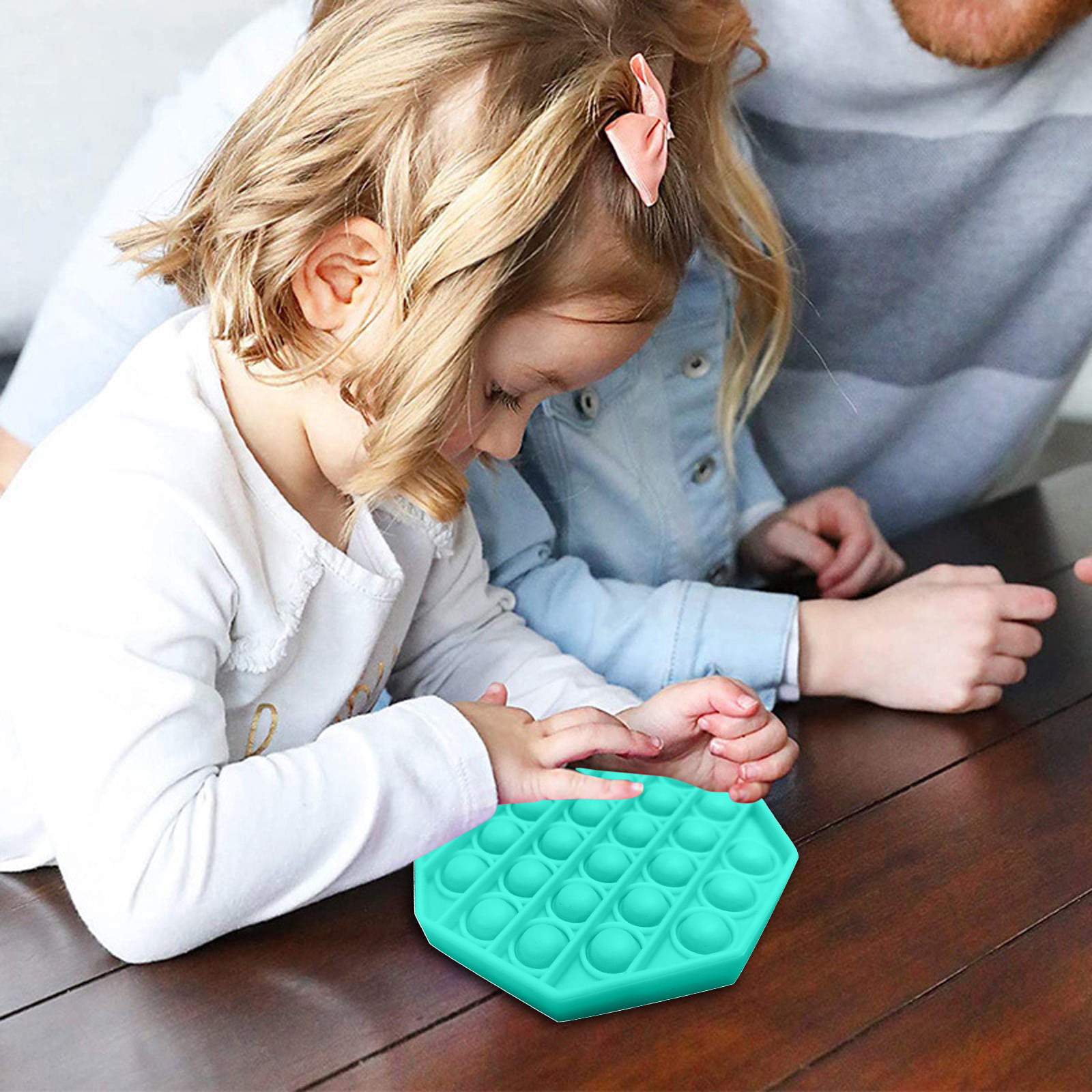 Squeeze Sensory Toy for Kids Adults Push Pop Bubble Sensory Fidget Toy Stress Reliever 