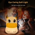 thumbnail image 5 of Night Light for Kids Cute Night Light Portable 7-Color Touching Control Silicone Nightlight Perfect Gift for Birthday Children’s Day, 5 of 5