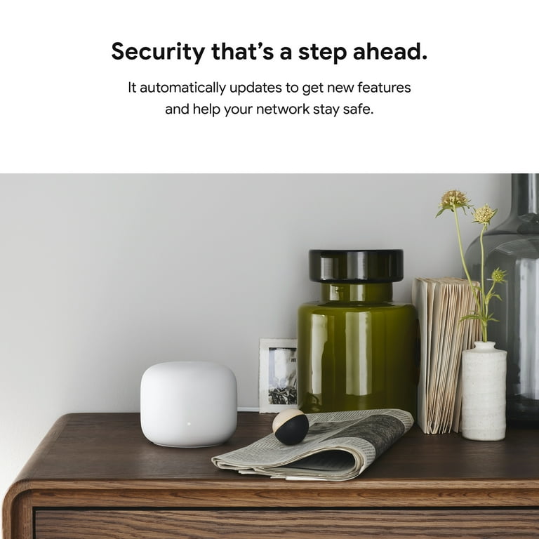 Google Nest Wifi 2 Pack (AC2200 Mesh Router with 1 Point)